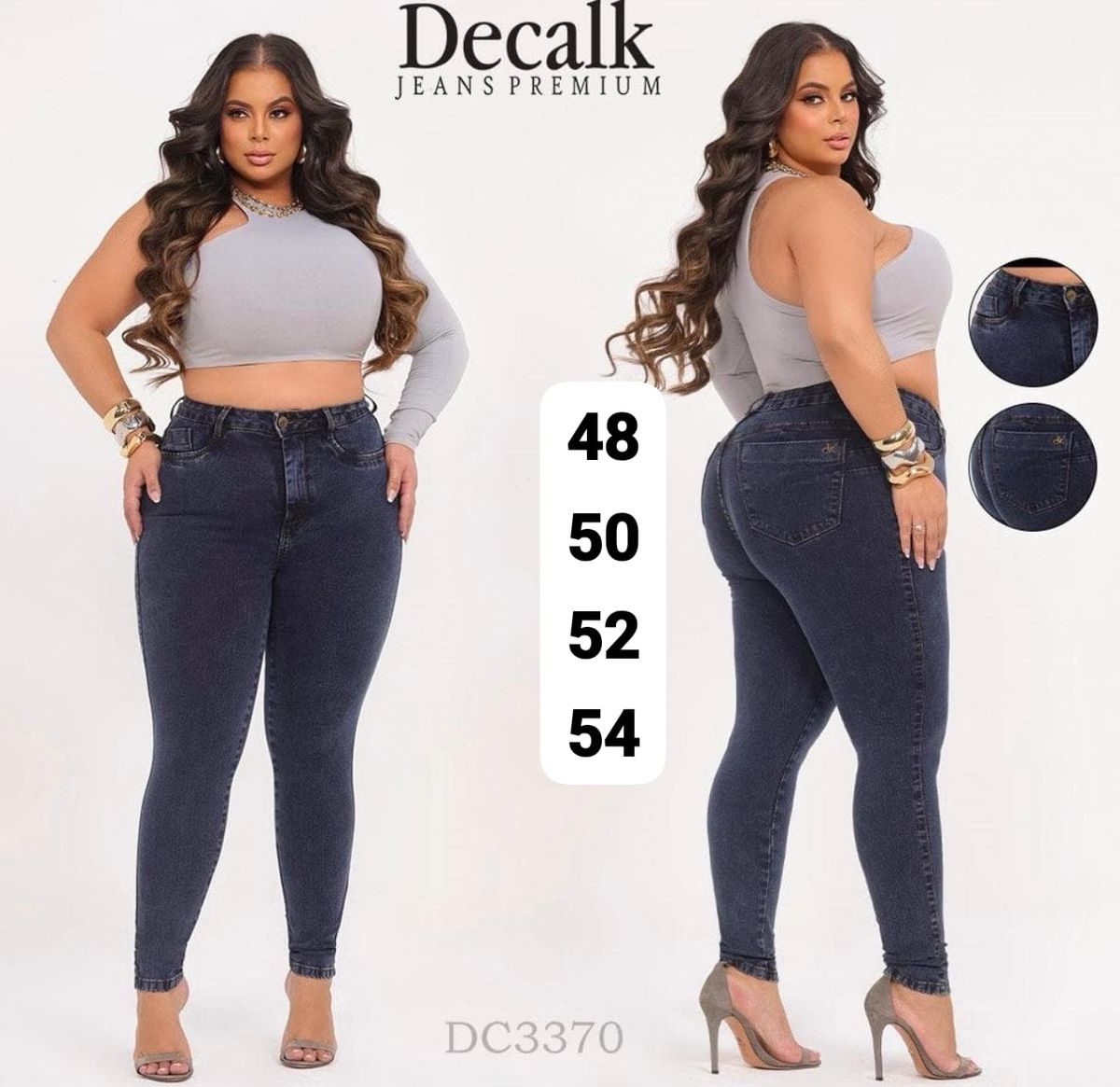 Skinny jeans plus sizes - Decalk